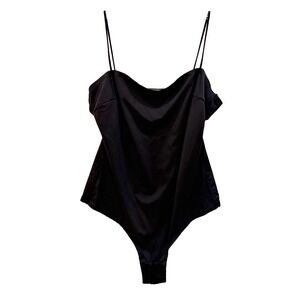Urban Outfitters Out From Under Tank Cowl Neck Body Suit Black Size Medium